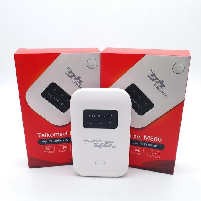 READY Modem Wifi Mifi K300 New 4G LTE Unlock Telkomsel XL Indosat Tree Smart