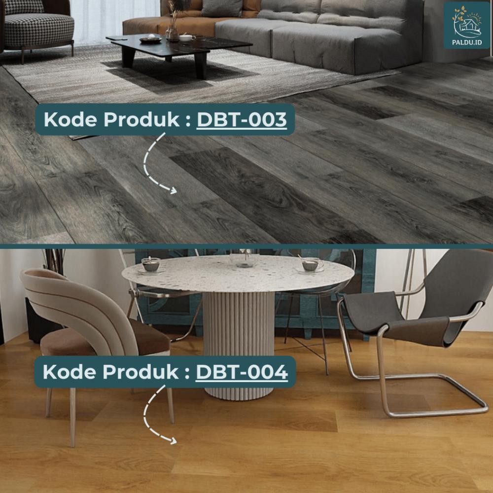 WN Paldu ID - Lantai Vinyl 1 BOX ISI (36pcs) Stiker Lantai Vinyl Lantai Kayu High Quality