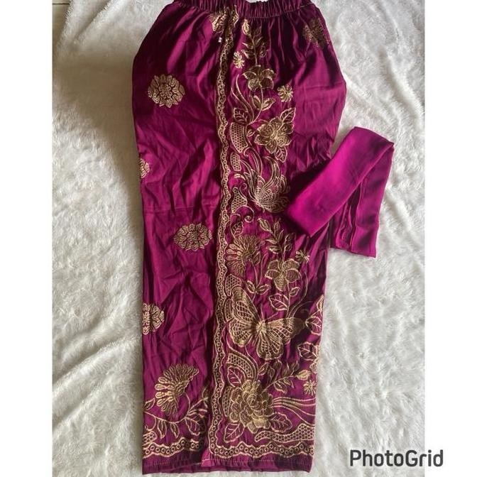 || MONICA / Kamen jadi bordir motif *KUPU*/kamen jadi/rok bali/songket ||~~~