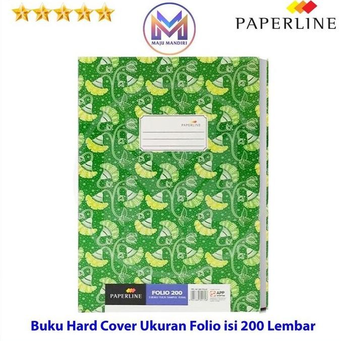 

produk baru!! buku hard cover paperline folio isi 200 lembar / buku akuntansi