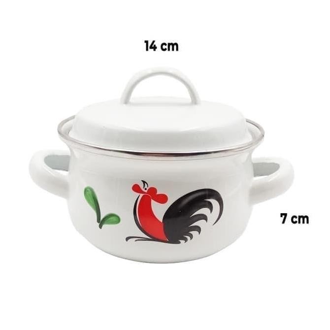 Sale Saucepot 14Cm Ki-102/14Dmh Ayam Kukuruyuk Kig / Panci Jadul