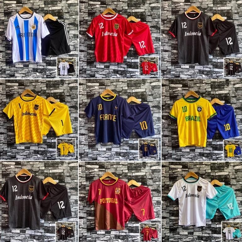 Ready Stelan Bola Kiper Untuk Anak Anak Baju Futsal Kiper Timnas Indonesia Untuk Junior