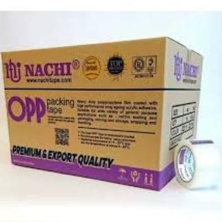 

ready Lakban nachi 2 inch / OPP nachi 2 inch bening dan coklat / per dus