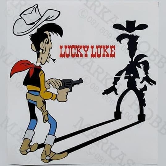 

ready Stiker Lucky Luke Shoot his Shadow