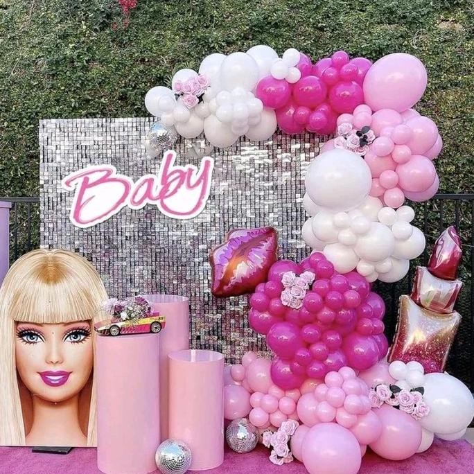 

Terlaris 153pcs PAKET BALON BARBIE BIBIR LIPSTIK SALE