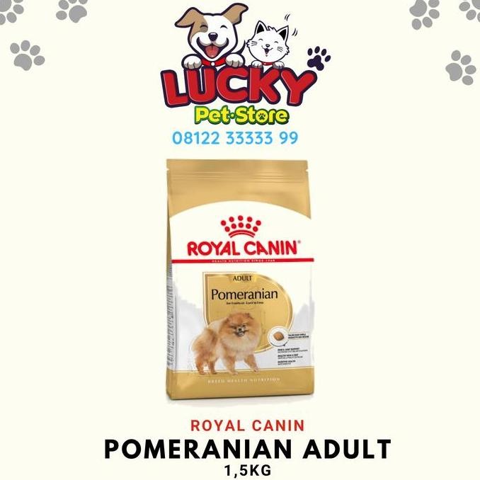 royal canin pomeranian adult 1,5kg / makanan anjing pomeranian