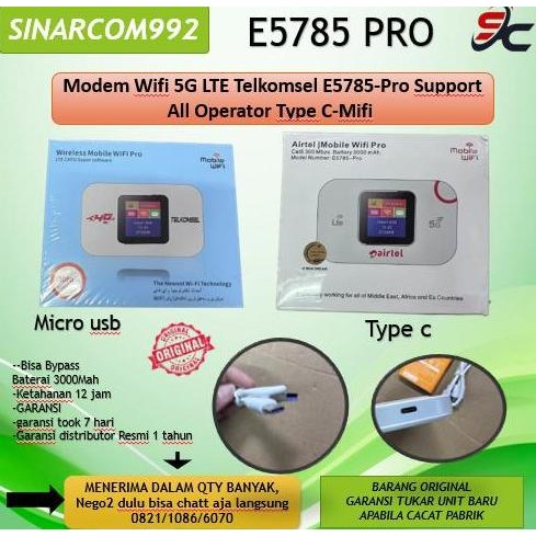 READY Mifi 4G Telkomsel E5785-Pro