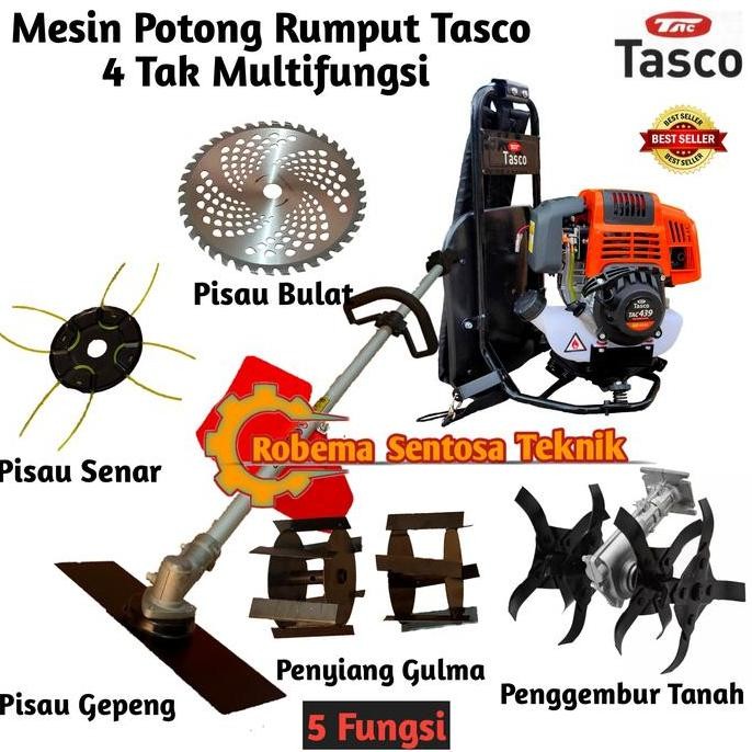 Berkualitas Mesin Potong Rumput Tasco 4 Tak Dan Penggembur Tanah