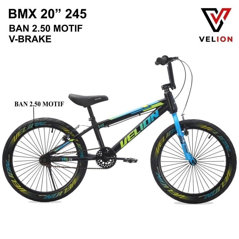 sepeda 20 bmx axxil ban 2.5 dan 3.0 dan merek tango / centrum / morison / velion