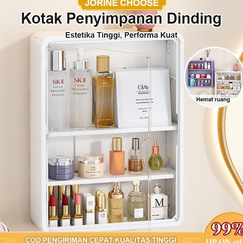 Gantung Rak Kamar Mandi Rak Kosmetik Gantung Rak Gantung Dinding Serbaguna  Tempat Penyimpanan Multi