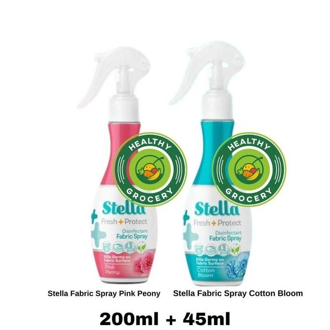 }}}}}}] Stella Fabric Spray Cotton Bloom 200ml + 45ml / Stella Fabric Spray Pink Peony 200ml + 45ml