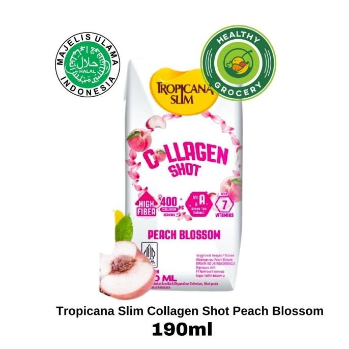 

#@#@#@#@] Tropicana Slim CollagenShot Peach Blossom 190ml