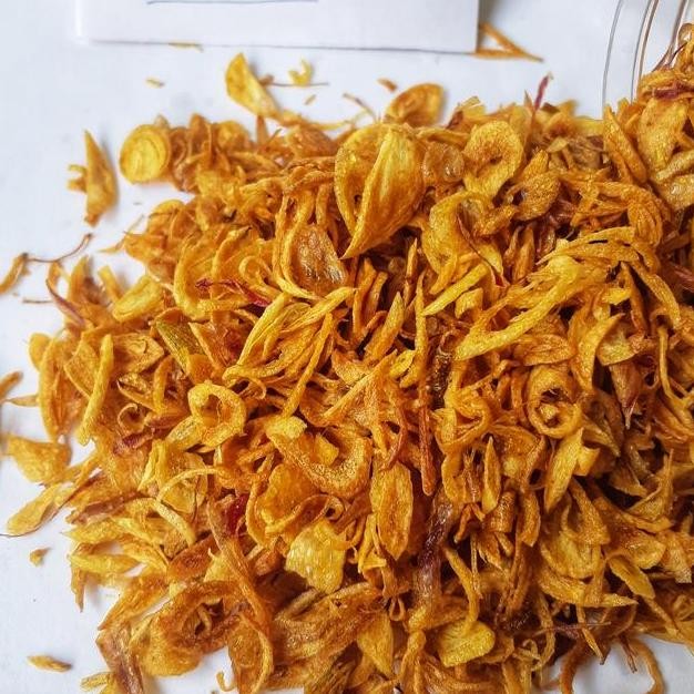 

Bawang Goreng Brebe 1G Murni Tanpa Tepung