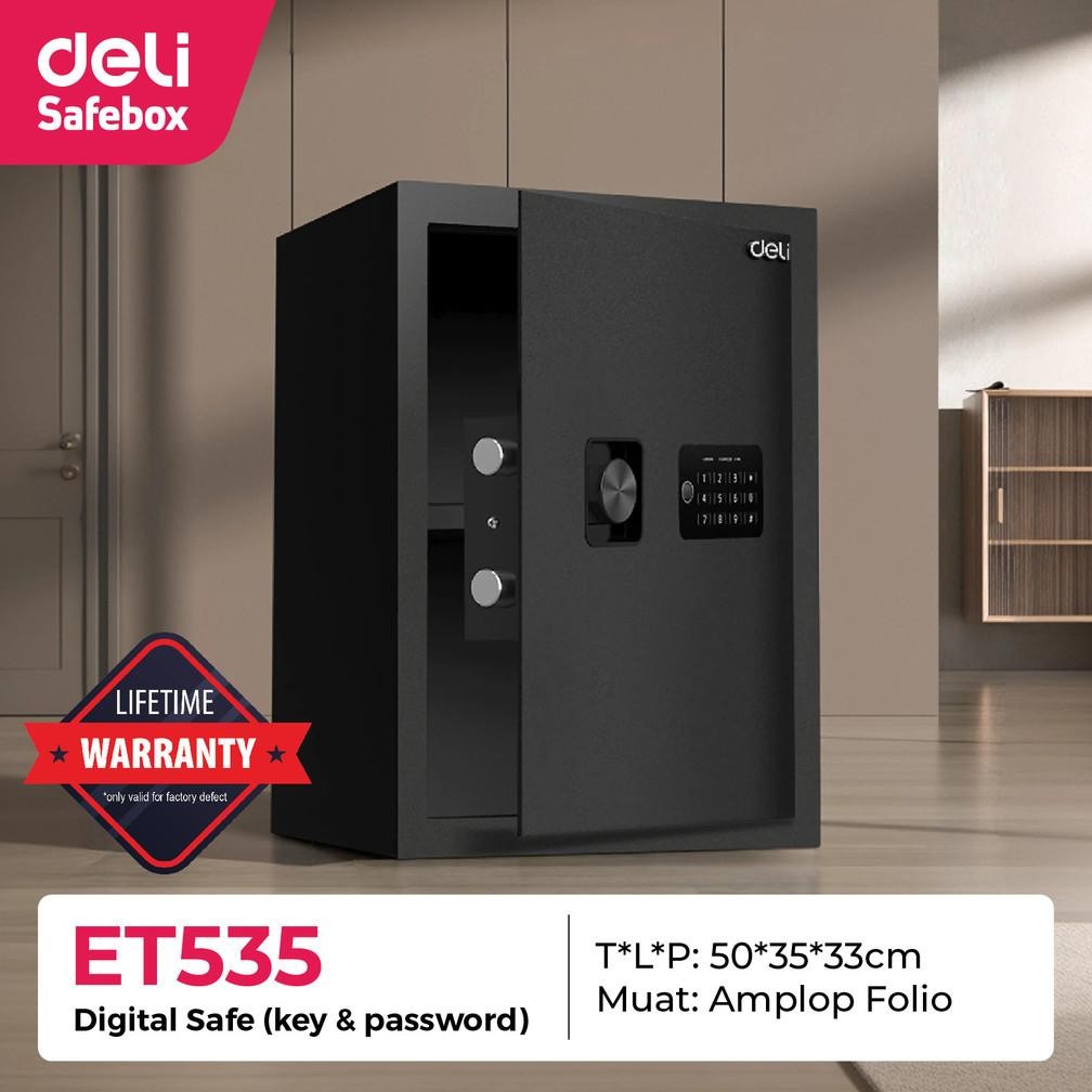 

Gd-324 Et-12 Brankas Digital Deli Et-535 / Safe Deposit Box / Cash Box Et535 Termurah