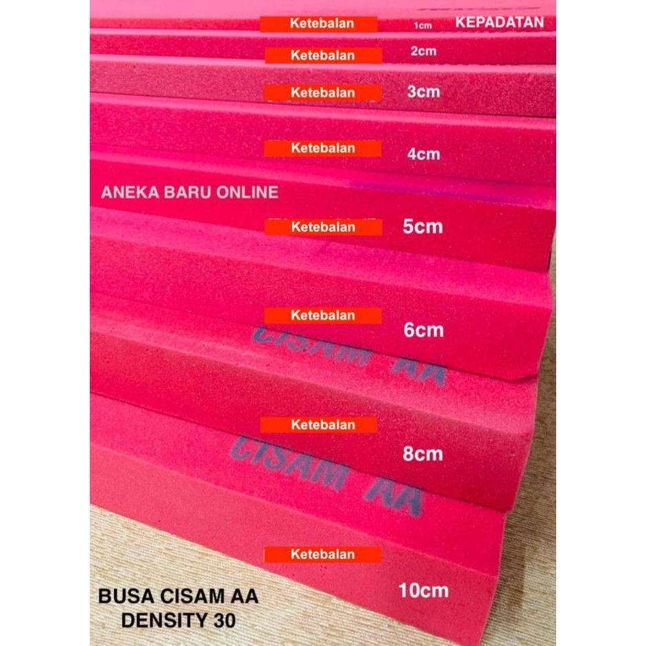 Termurah Busa Spon Sponge Cisam Aa Kasur, Sofa, Jok, Matras, Matrass,