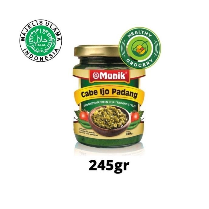 

$$$$] Munik Sambal Cabe Ijo Padang 245gr / Indonesian Green Chili Padang