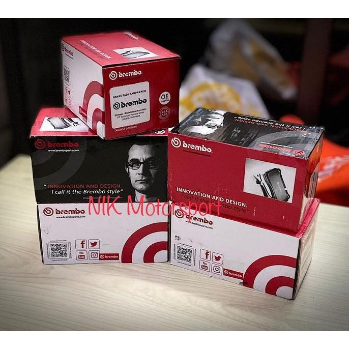New Kampas rem Brembo BBK 4pot / Brake Pad Brembo BBK 4pot Original