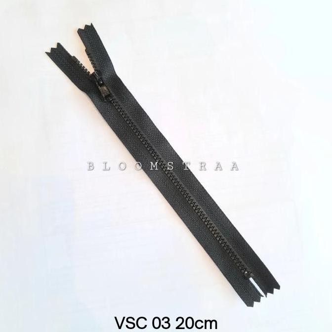 Resleting YKK Vislon no 3 20cm 8in Zipper 3VS 20 cm 8" seleting gigi plastik 8 inch Close End VSC
