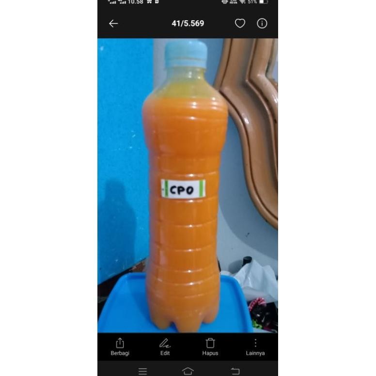 minyak sawit mentah curah kiloan