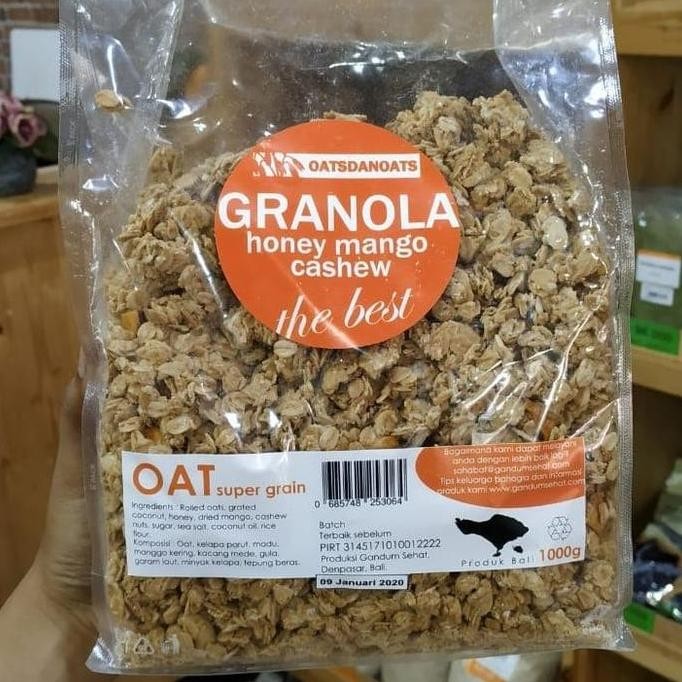

Sale Oatsdanoats Granola Honey Mango Cashew 1Kg Oatmeal Oat Sereal Diet
