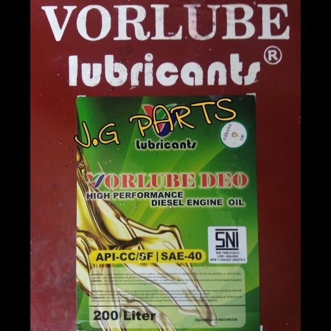 OLI MESIN DIESEL S40 S-40 SAE 40 / 15W-40 / OLI LITERAN ECERAN VORLUBE