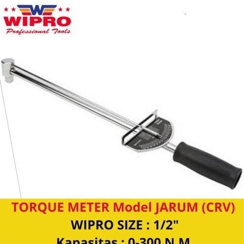WIPRO Kunci Momen Torsi Torque Meter Jarum Wrench 1/2 inch Motor Asli