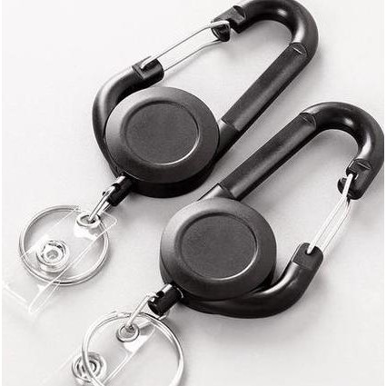 

Gantungan Id Card Yoyo Carabiner / Carabiner Tali Gantungan Kunci Motor / Gantungan kunci [1 model dan 1 warna hitam] Asli