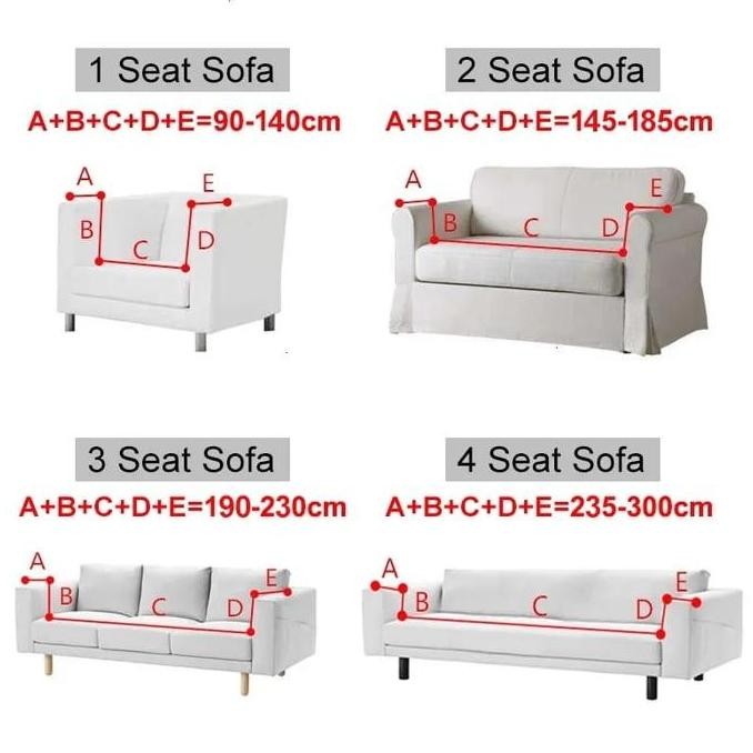 Grosir Cover Sofa L Shaped Siku Sudut Sarung Sofa Stretch Elastis Polos