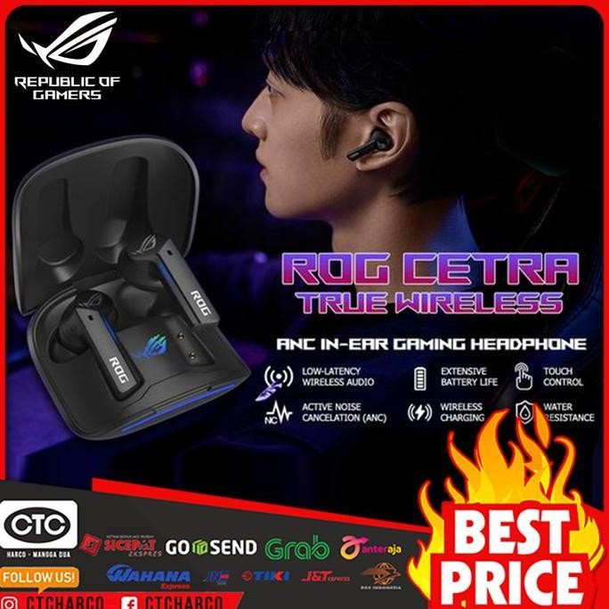 BARU HEADSET GAMING ROG CETRA TRUE WIRELESS - GAMING HEADSET