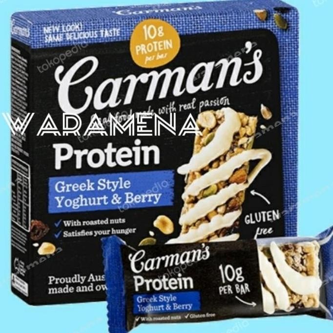 

Promo Carman'S Protein Greek Style Yogurt & Berry Bars 200Gr