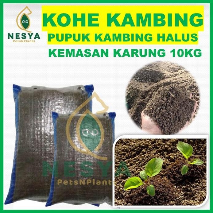 

Terlaris Pupuk Kandang Kohe Kambing Halus Kemasan Karung 10Kg Untuk Media Tanam