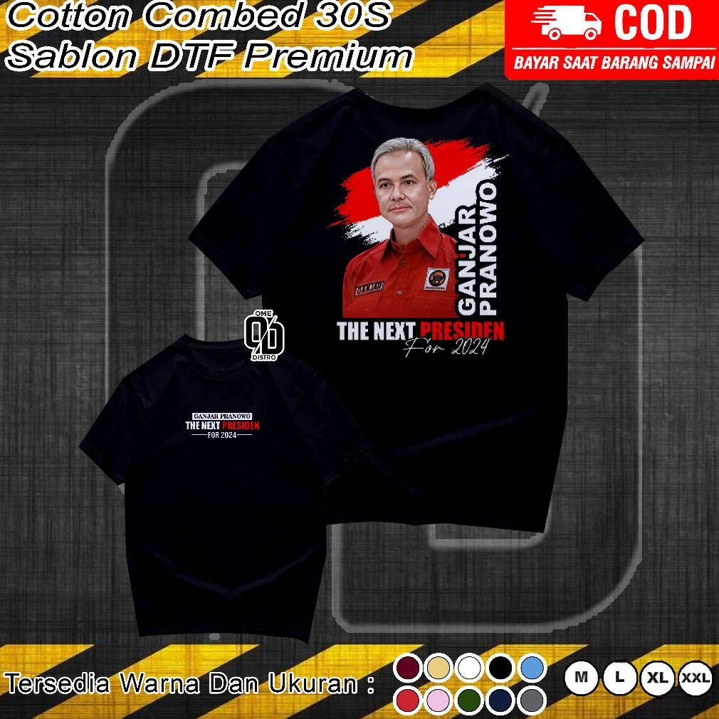 Terbaru Kaos Ganjar Pranowo - Lengan Pendek Dan Panjang