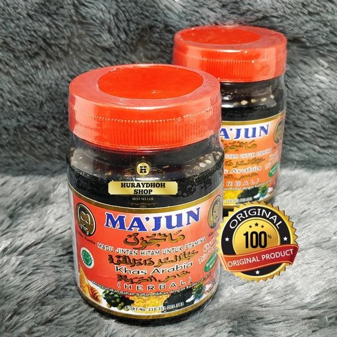 BARU MADU MAJUN CAP ABU KUMIS KECIL MADU JINTAN HITAM UNTUK STAMINA