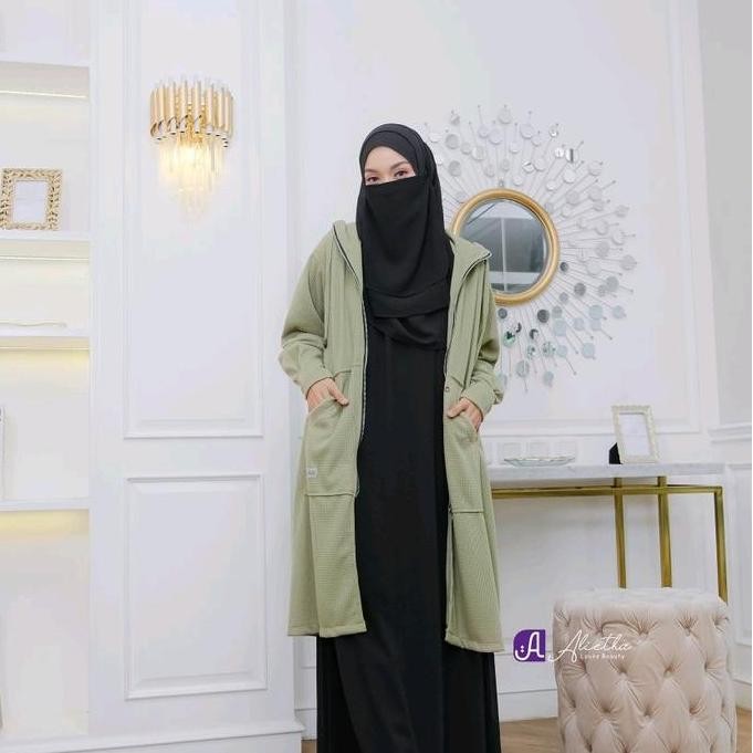 Fathiyah Outer Alietha | Jaket Fathiyah Alietha | Fathiah Outer Jacket Muslimah Wanita Terlaris