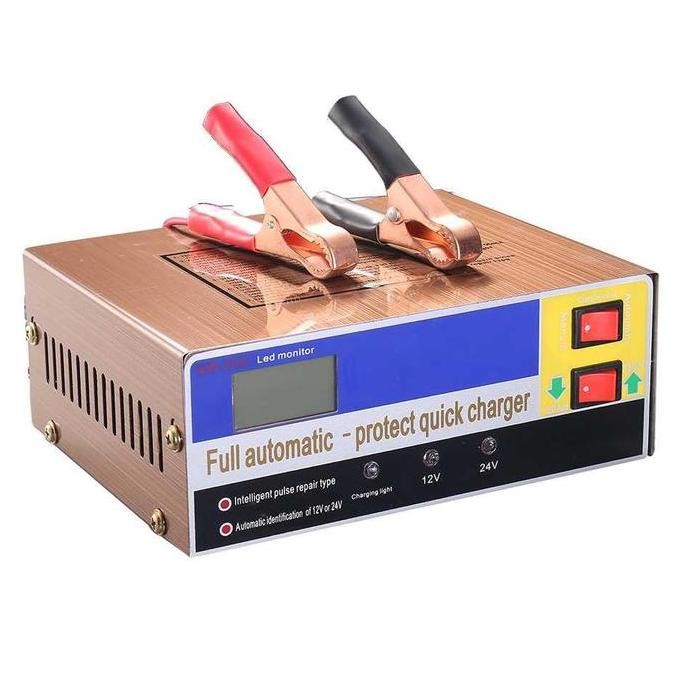VENUS CHARGER AKI MOBIL AUTOMATIC QUICK CHARGER 12/24V 100AH