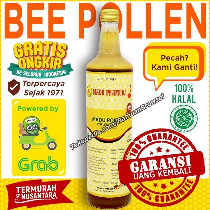 

BARU MADU PRAMUKA BEE POLLEN 650 ML (MADU PRAMUKA ALAMI)