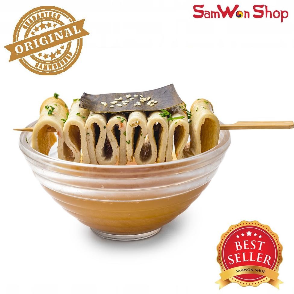 

SAMWON EOMUK ODENG FISH CAKE 200 GR + BUMBU - KUE IKAN MAKANAN KHAS KOREA
