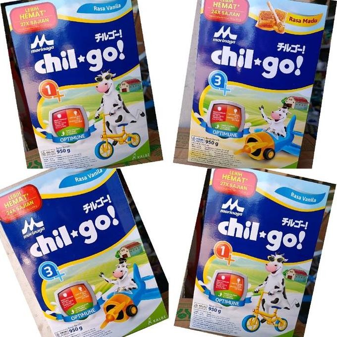 

BARU MORINAGA CHILGO USIA 1+(1-3TAHUN) RASA VANILA/MADU UKURAN 950GR
