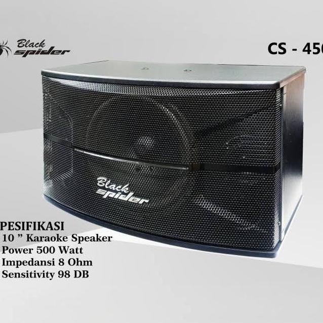 NEW BLACK SPIDER SPEAKER PASIF 10 SPEAKER 10 INCH BLACKSPIDER CS450