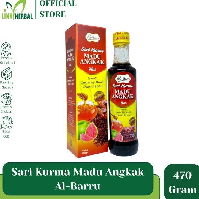 

BARU SARI KURMA MADU ANGKAK PLUS PROPOLIS JAMBU MERAH DAN DAUN UBI JALAR I MADU ANGKAK AL-BARRU 470GR HERBAL HONEY
