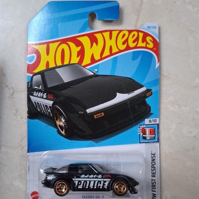 hotwheels mazda rx7 first response hitam