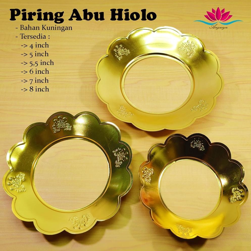 __-__ Piring Abu Hiolo / Piringan Abu untuk Hiolo Sembahyang TT60