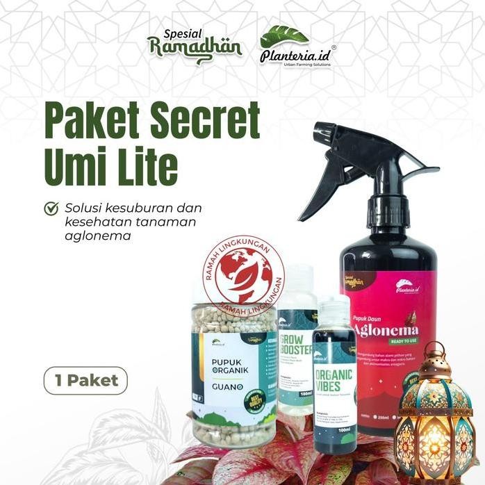 

Terlaris Paket Secret Garden Of Umi Lite Solusi Aglonema Sehat Dan Subur By Planteria.Id Daun Pupuk Tanaman Npk Jamur