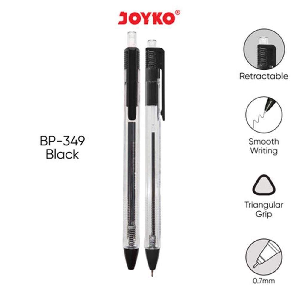 

Ready Ball Pen Pulpen Pena Joyko Bp-349 Vokus Trans 0.7 (12Pcs)