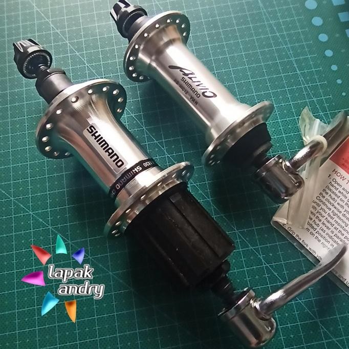 Hub Freehub 32H Shimano Alivio RM30 8 9 10 Speed QR NOS Vintage Silver