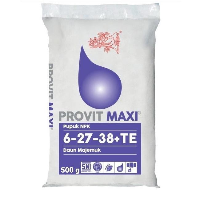 

Terlaris Lu-01 Pupuk Meroke Npk Provit Maxi Kemasan Pabrik 500 Gram