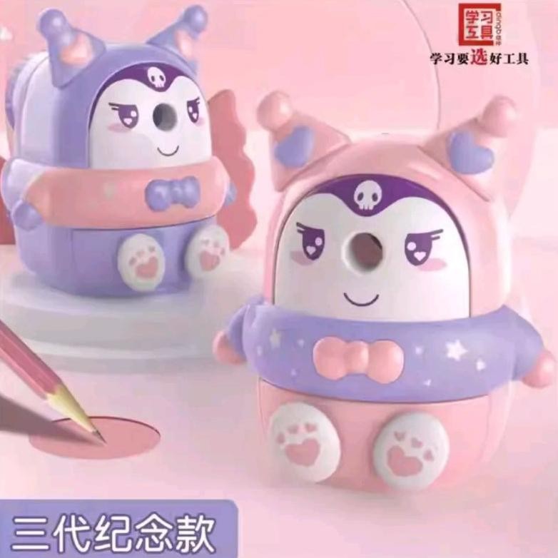 

Ready Serutan Pencil Kuromi/ Rautan Kuromi/ Rautan Pensil/ Shapener Kuromi/ Serutan Pensil Putar