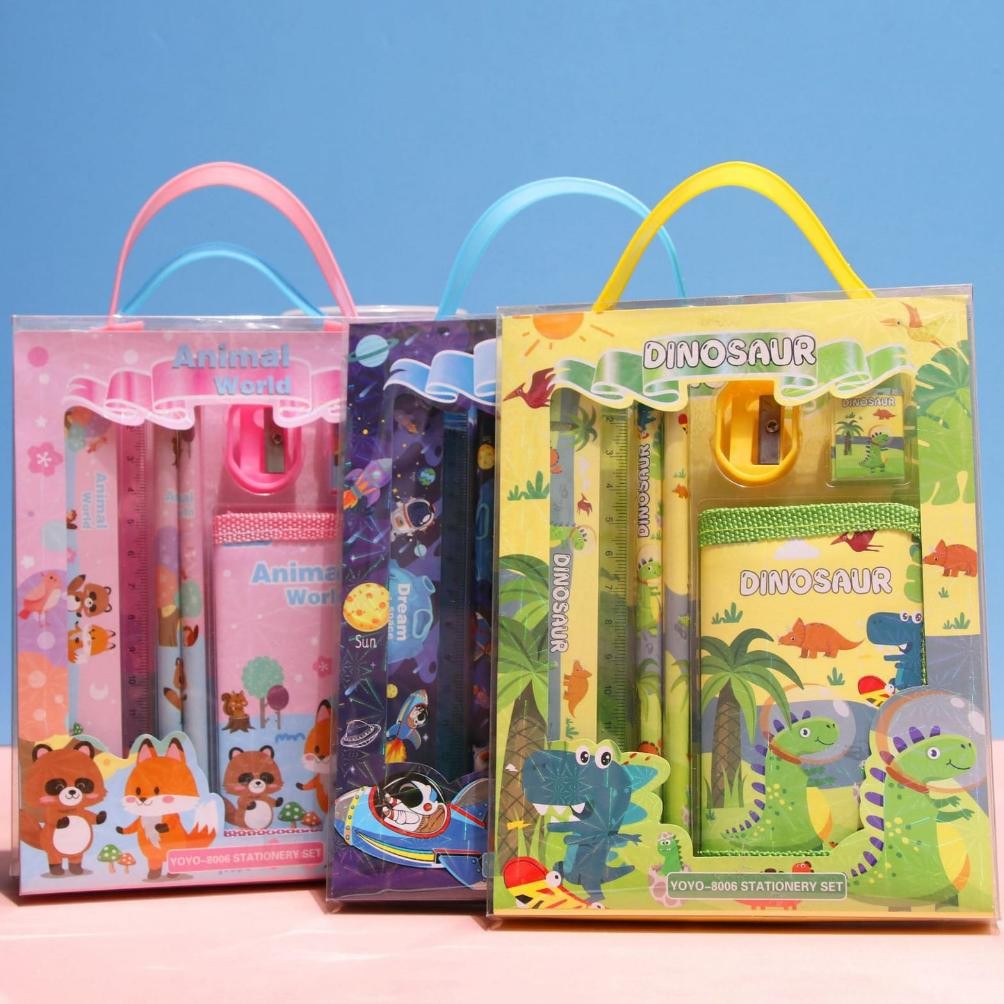 

Ready Gokido - Kp126 Set Stationery Anak Alat Tulis 6 In 1 Alat Tulis Sekolah Perlengkapan Sekolah Set Alat Tulis PeralatanSekolahLengkap