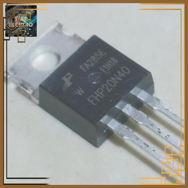 [SRE] FHP20N40 FHP20N40A FHP 20N40 MOSFET PSU TO-220 20A 400V FET N-CH