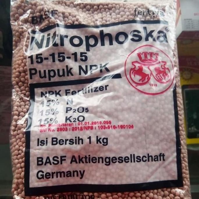 

Terlaris Pupuk Basf Npk Nitrophoska 15-15-15 (1 Kg)